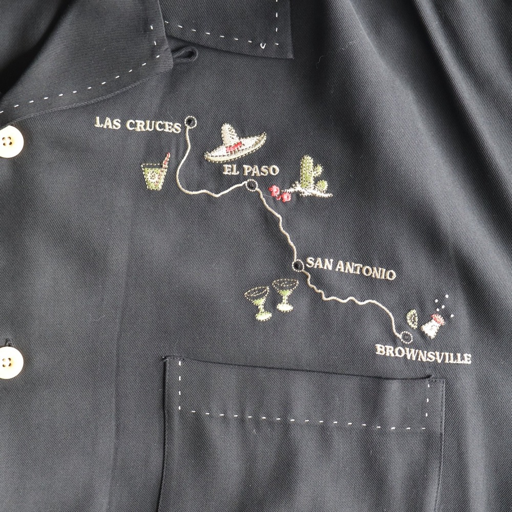 Vintage Nat Nast Silk Shirt Mens XXL In Search of the Perfect Margarita Camp - Picture 4 of 9